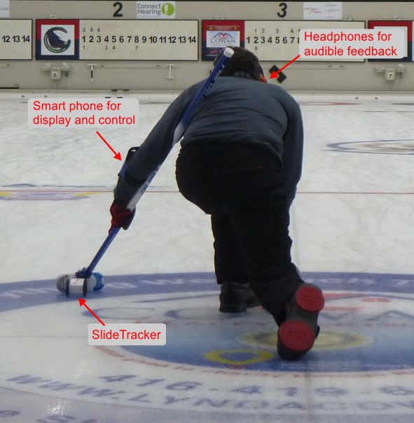 SlideTracker curling slide